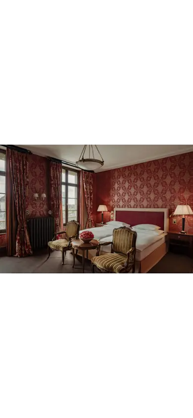 Les Trois Rois Zimmer River King Room (2)