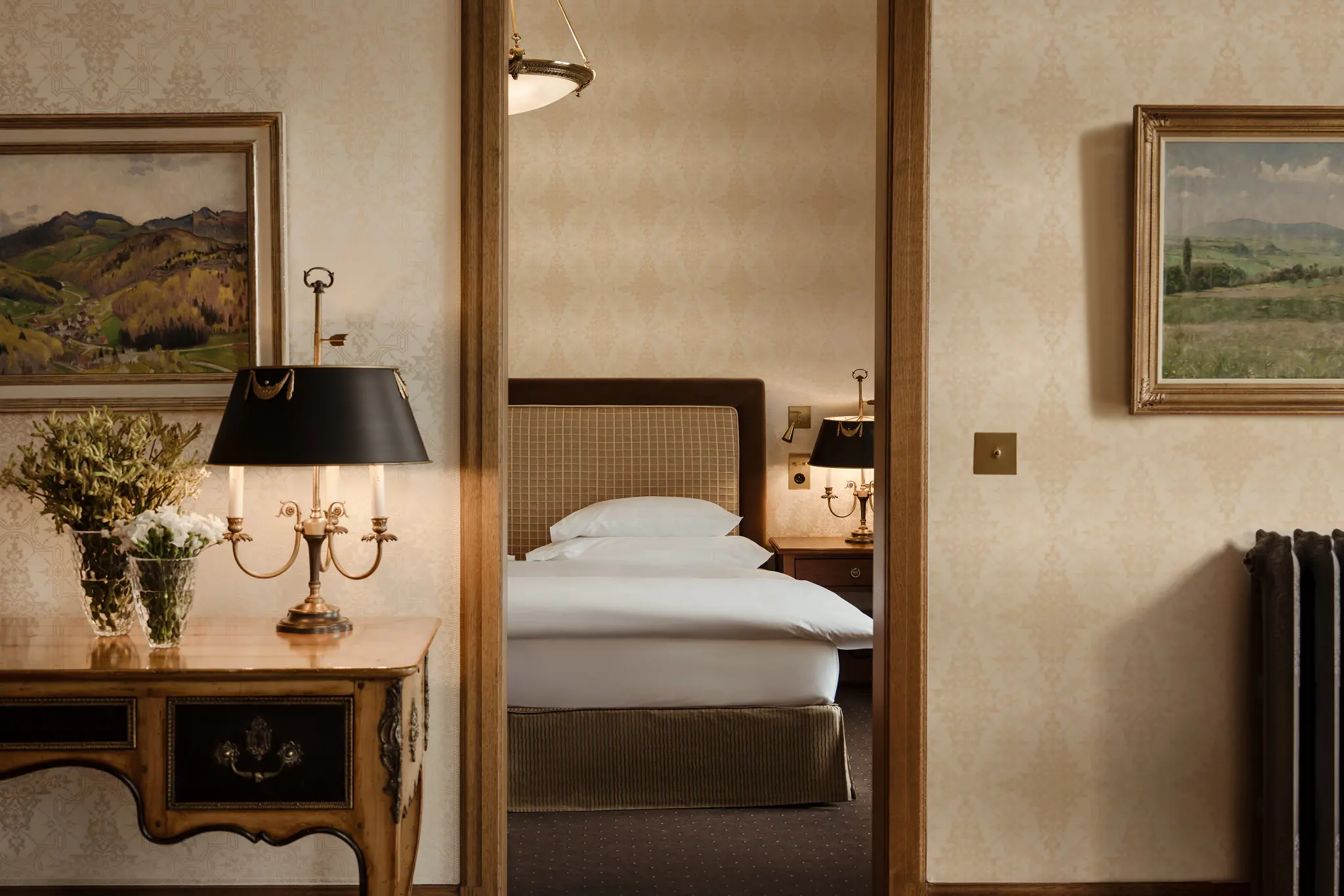 Les Trois Rois Zimmer  River Suite Balcony (3)