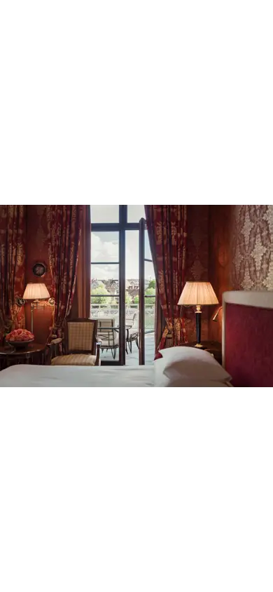Les Trois Rois Zimmer River King Room Balcony (2)