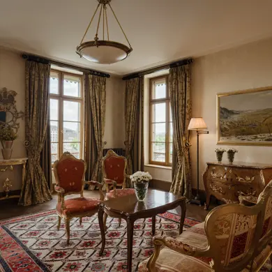 Les Trois Rois River Suite Balcony 222 1800