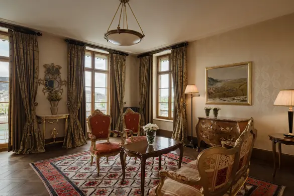Les Trois Rois River Suite Balcony 222 1800