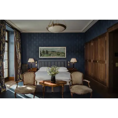 Les Trois Rois Zimmer River Junior Suite Balcony (3)