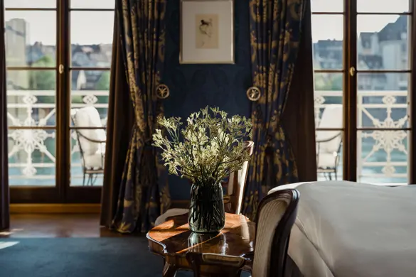 Les Trois Rois River Junior Suite Balcony 115 1402